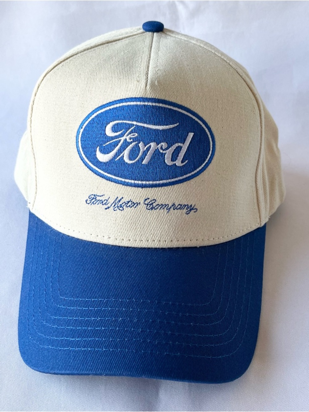 Pacsun Ford Colorblock Motor Company Twill Snapback Hat